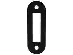Oxloc sluitplaat kast rond zwart 1256