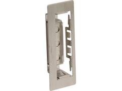 Oxloc sluitplaat loop recht RVS magneet