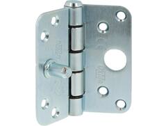 Oxloc VH glijlagerscharnier rond verzinkt 89X89 mm