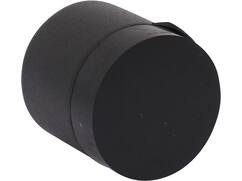 Oxloc Deurstopper rvs zwart wandmontage 30X27 MM
