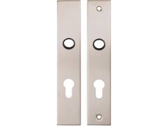 Oxloc Langschild rechthoek rvs mat PC72(vervallen)