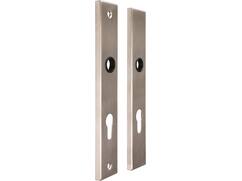 Oxloc Langschild rechthoek rvs mat PC72(vervallen)