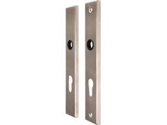 Oxloc Langschild rechthoek rvs mat PC72(vervallen)