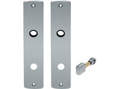OXLOC Renovatieschild ovaal RVS MAT WC8X72