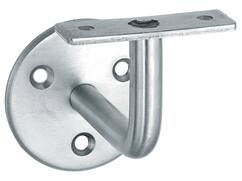 OXLOC Leuninghouder op rozet vlak RVS 64 MM