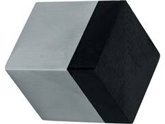 Oxloc Deurbuffer wand vierkant deurbuffer wand vierkant 25x25x30 mm 25X25 mm