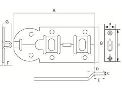 DX Rolschuif met bocht zrb 100bv 100 MM