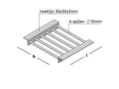 GB Putrooster verzinkt 200X200 MM