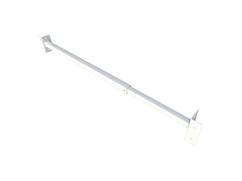 SECU Barrierestang single wit SECUBAR SINGLE 100-180 CM