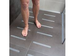 P&E Anti slip sticker langwerpig Transparant 25X245/3X