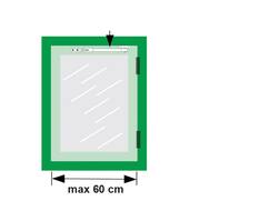 Axa Raamuitzetter telesopisch zwart 30 EX 30 CM