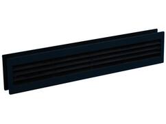 Nedco Deurventilatierooster zwart 455X90 MM
