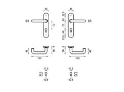 D4E ALU SCHUIFDEURGARN F1 DEURSCH AFGER KR/KR D-MODEL PC72