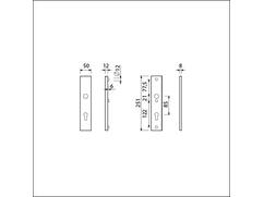 Ami VH langschild rechthoekig F1 PC 85