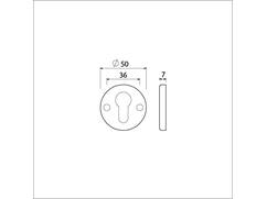 AMI Afdekrozet RH PC F1 NO 3