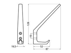 HERMETA Hoed-/jashaak enkel F1