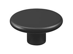 HERMETA Meubelknop zwart 50 MM