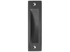 Hermeta Schuifdeurkom recht zwart 120X40MM