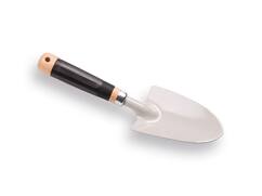 Atlas Plantschopje staal essen steel en rubber handvat 14CM