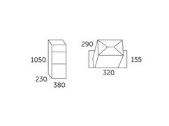 Allux Pakketzuil Verzinkt 600