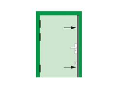 AXA Deurbeveiligingsstrip alu F1 SKG* M3-EX/10-14 MM 235 CM