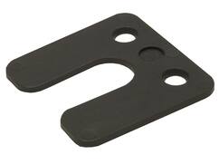 GB Drukplaat met sleuf 3 MM ZWART 70X70 48st