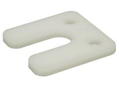 GB Drukplaat met sleuf 6 MM TRANSPARANT 70X70 48st