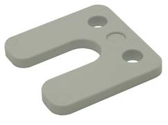 GB Drukplaat met sleuf 7 MM GRIJS 70X70 48st