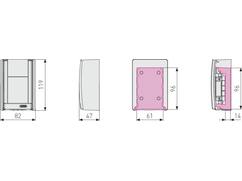 ABUS Sleutelkluis wandmontage H767 KEYGARAGE