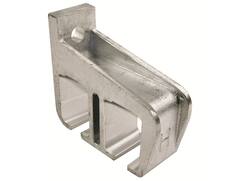 Henderson Wandraildrager dubbel open aluminium 5A/290