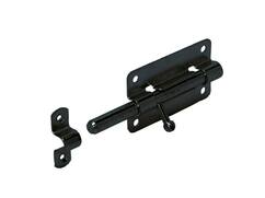 GB Plaatgrendel zwart 100X50MM
