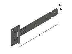 GB Kruisheng licht zwart 250MM
