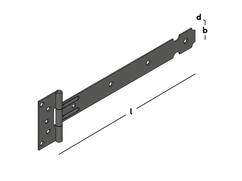 GB Kruisheng licht zwart 300MM