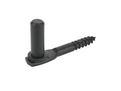GB Inschroefduim zwart 16X43MM