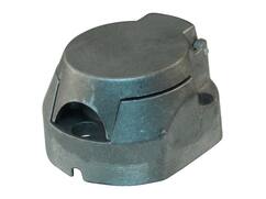 NOVIO Aanhangwagen contactdoos ALUMINIUM 7-POLIG