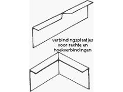 ALUART Dakrandprofiel aluminium 2,5 METER 30X28-2.5M