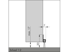 ELLEN Tochtborstel met haar IBS-31 300 CM