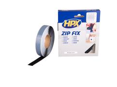 HPX Zip fix klittenband (haak) zwart 20MM X 5M 10st