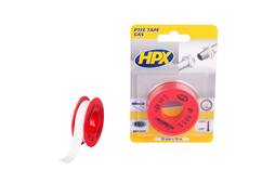 HPX PTFE gasafdichtingstape blister wit 12MM X 12M 20st