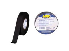 HPX Linnen tape voor kabelbescherming zwart 19MM X 25M 20st