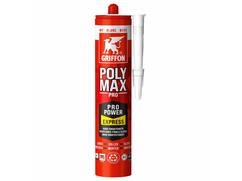 GRIFFON Montagelijm Polymax wit PRO POWER EXPRESS 435 GRAM