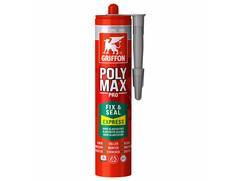 GRIFFON Montagelijm Polymax grijs FIX & SEAL EXPRESS 425 GRAM
