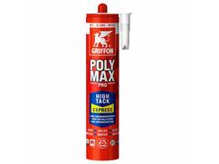 GRIFFON Montagelijm Polymax wit HIGH TACK EXPRESS 435 GRAM