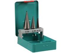 KELFORT Plaatborenset HSS 3DLG GETRAPT 4-30 MM