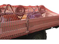 Kelfort Aanhangwagennet rood polyester 45x45 mm 2.5X4.0 meter