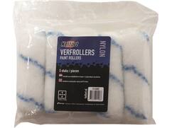 Kelfort Verfroller wit/blauw nylon 15 mm 10 cm 5 stuks