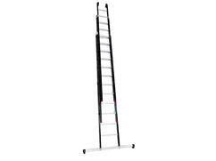 Kelfort Reformladder zwart gecoat met stabilisatiebalk 3X12 TR