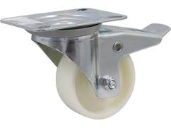KELFORT Zwenkwiel met rem wit 250 KG 150 MM