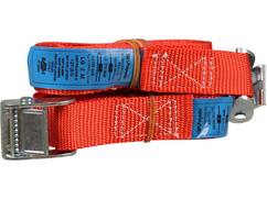 Kelfort Spanband rood met klemgesp 25 mm X2,0 meter