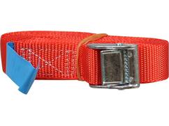 Kelfort Spanband rood met klemgesp 25 mm X5,0 meter